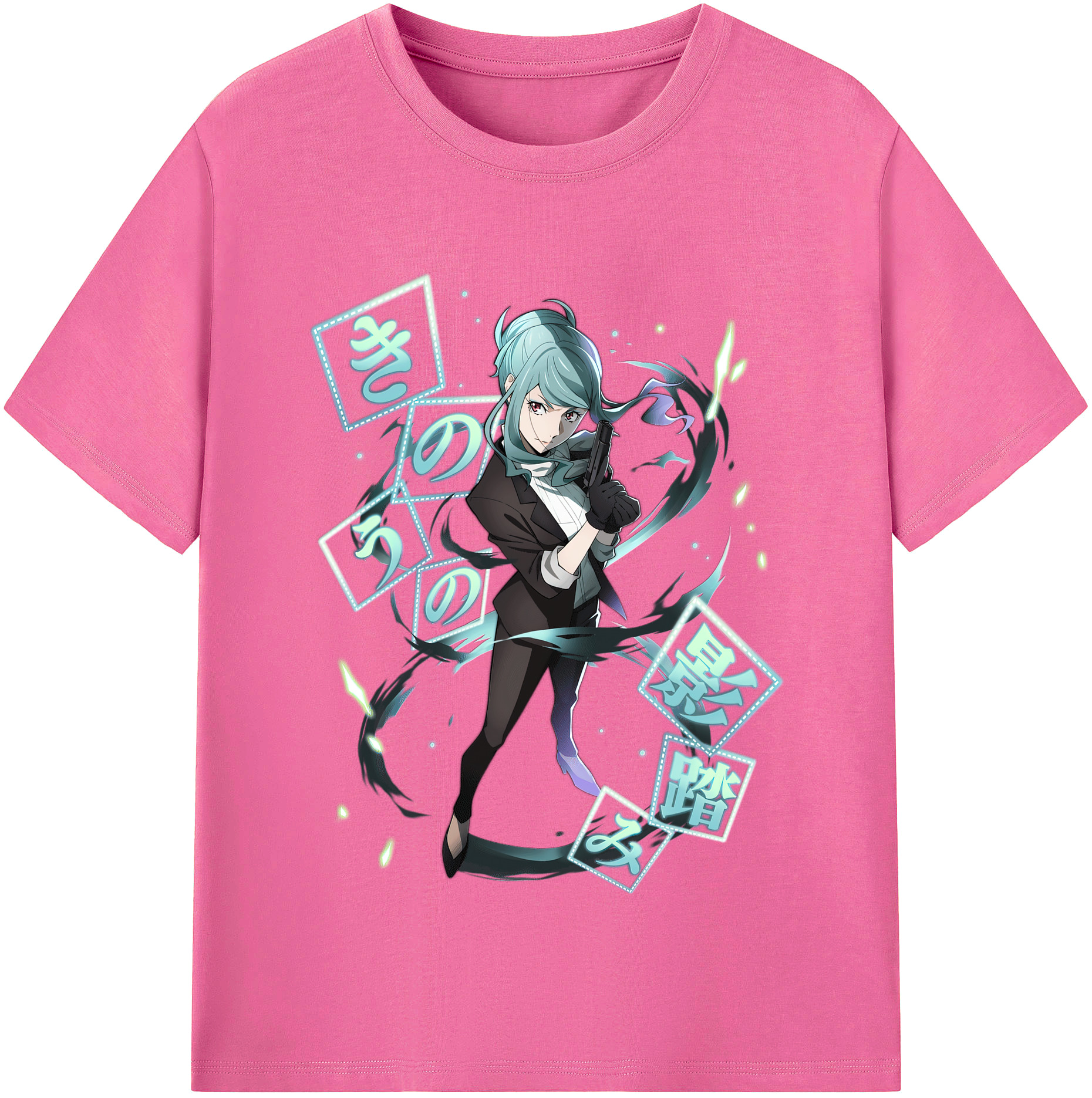 （画像用） 文豪ストレイドッグス Bungo Stray Dogs レディースカジュアルプリントTシャツ（綿100％）